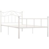  Posteljni okvir bel kovinski 100x200 cm, (20606275) | Shoptok.si