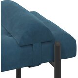  Klupa s gumbima i jastučićima Plava 110 x 40 x 46 cm Baršun | shoptok.hr