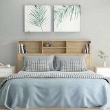  Uzglavlje s ormarićem boja hrasta sonome 160 x 19 x 103,5 cm | Eponuda.com