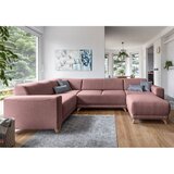 Miuform Ružičasta sklopiva/s prostorom za odlaganje kutna garnitura (s lijevim kutom/u obliku slova "U") Classy Sophie – | shoptok.hr