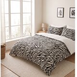 Mijolnir Crna posteljina za bračni krevet 200x200 cm Zebra – | shoptok.hr