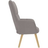 vidaXL Stol za sproščanje taupe blago | Shoptok.si