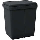 vidaXL Dvojni smetnjak antracit 2x25 L | Shoptok.si