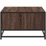  Stolić za kavu boja smeđeg hrasta 100x57x35 cm od drva i metala | shoptok.hr