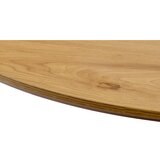 Unique Furniture Okrogla jedilna miza z mizno ploščo v hrastovem dekorju ø 100 cm Cesura – | Shoptok.si