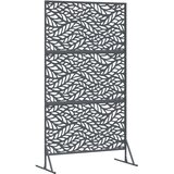  Zaslon za privatnost 100 x 50 x 180 cm Čelik Antracit | shoptok.hr