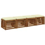  Jastučići za sjedenje SOEST 4 kom. 100% poliester Krem | Shoptok.si