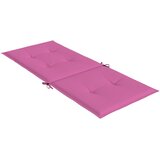  Jastuci za stolicu s visokim naslonom 4 kom ružičasti tkanina 120 x 50 x 3 cm | Shoptok.si