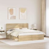  Okvir za krevet Sonoma 200 x 200 cm Čvrsto borovo drvo | shoptok.hr
