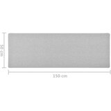  Dugi tepih svjetlosivi 50 x 150 cm | shoptok.hr