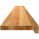  Okenske police 2 kosa svetlo rjava 160x20x2 cm trdna hrastovina | Shoptok.si