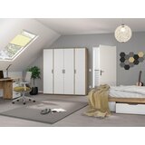 Rauch Möbel OMARA S KLASIČNIMI VRATI, bela, hrast artisan | Shoptok.si