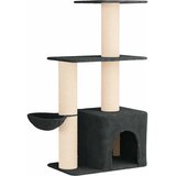 vidaXL Mačje drvo s sisalnim postoljima za grebanje Tamnosiva 133 cm - Tamnosiva | shoptok.hr