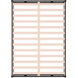  Okvir za krevet od masivnog drva crni 180 x 200 cm bračni | shoptok.hr