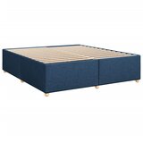  Krevet s oprugama i madracem plavi 200 x 200 cm od tkanine | shoptok.hr