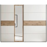 MID.YOU Omara Z Drsnimi Vrati Leo, Bela, Barva Hrasta | Shoptok.si