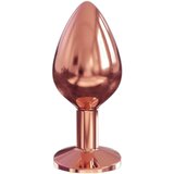 Dorcel Diamond Plug M - aluminijasti analni dildo - srednji (roza zlato) | Shoptok.si