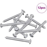  Namještajni vijci 12 pcs Srebrno M6 x 60 mm Čelik | shoptok.hr