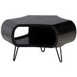 Livetastic Klubska Miza Sheesham, Pravi Les, Črna | Shoptok.si
