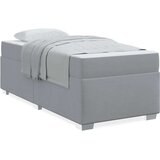 vidaXL krevetna konstrukcija ostalo svjetlosiva 80 x 200 cm tkanina | shoptok.hr