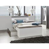 MID.YOU postelja s predalom 140 cm x 200 cm , antracit, bela | Shoptok.si