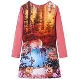  Dječja haljina s dugim rukavima starinska ružičasta boja 128 | shoptok.hr