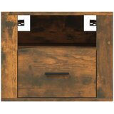  Zidni noćni ormarići 2 kom dimljenog hrasta 50x36x40 cm | shoptok.hr
