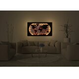  Li-Go 4709/DUB2 - LED RGBW zidna dekoracija LED/24W/230V 125x74 cm hrast + daljinski upravljač | Eponuda.com