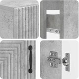  Set kupaonskih ormara od 4 dijela HAARLEM Betonska siva | shoptok.hr