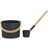  Set kofa za saunu 2 pcs Crna 8.5 x 8 x 4.5 cm Aluminij | shoptok.hr