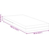 vidaXL Vzmetnice Bela 90 x 190 cm 100% poliestrska žakardna tkanina | Shoptok.si