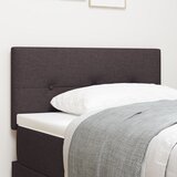vidaXL Naslon za glavu s dugmadi tamnosmeđi 90 cm tkanina | shoptok.hr