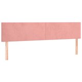 Maison Chic Posteljno vzglavje - Vzglavna omarica 2 kosa roza 80x5x78/88 cm žamet, (22077245) Cene
