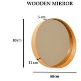 Hanah home Mirror Bias 80, hrast | Eponuda.ba