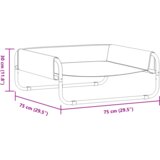  Povišeni krevet za psa Svjetlosiva ML Oxford tkanina i čelik | shoptok.hr