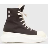 Rick Owens Tenisice Woven Shoes Abstract Sneak za muškarce, boja: siva, DU01D1840.CBES1.7811