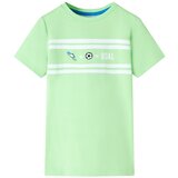 vidaXL Otroška majica s kratkimi rokavi neon zelena 104 Cene