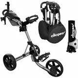 Clicgear Model 4.0 Deluxe SET Matt Silver Ručna kolica za golf