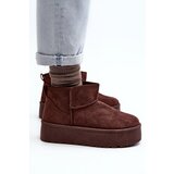 Boto Suede Platform Snow Boots Brown Corcoran | ePonuda.com