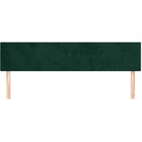  Uzglavlja tamnozelena 160x5x78/88 cm baršunasta | shoptok.hr