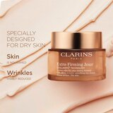 Clarins Extra-Firming Day Cream dnevna lifting krema proti gubam za suho kožo 50 ml | Shoptok.si