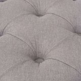  Klop iz platna in trdnega lesa 150x40x48 cm temno siva, (20707802) | Shoptok.si