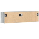  Zidni TV ormarić s LED svjetlima siva boja hrasta 140x31x38 cm | shoptok.hr