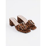 GOODIN Tweed slippers on a leopard print | Shoptok.si