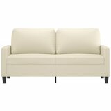  Dvosjed od tkanine krem 140 cm od umjetne kože | shoptok.hr