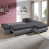CARRYHOME SEDEŽNA GARNITURA, tkanina antracit, temno siva | Shoptok.si