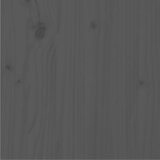  Okvir za krevet od masivne borovine sivi 90 x 200 cm | shoptok.hr