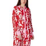 Vila Srajce & Bluze VIKIKKI MAT L/S OVERSIZE LONG 14085301 Rdeča Cene