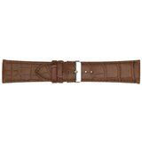 Poletto faux-leather alligator grained braon kožni kaiš za sat ( 549/s-02.28 ) | ePonuda.com