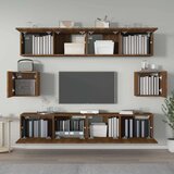  6-dijelni set TV ormarića boja smeđeg hrasta konstruirano drvo | shoptok.hr